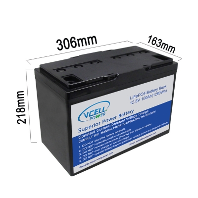 12.8V 100Ah LiFePo4 Battery For UPS/Solar System