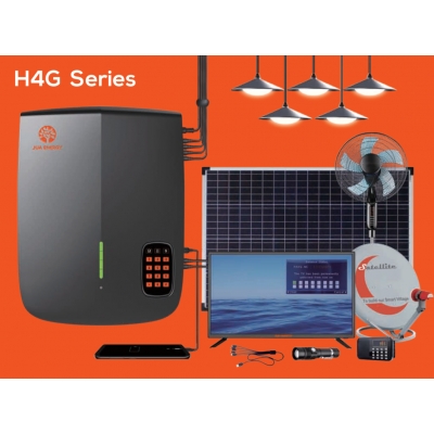 Lighting Global Portable Solar Home Systems with 5 Lights DC TV Fan PAYG Solar